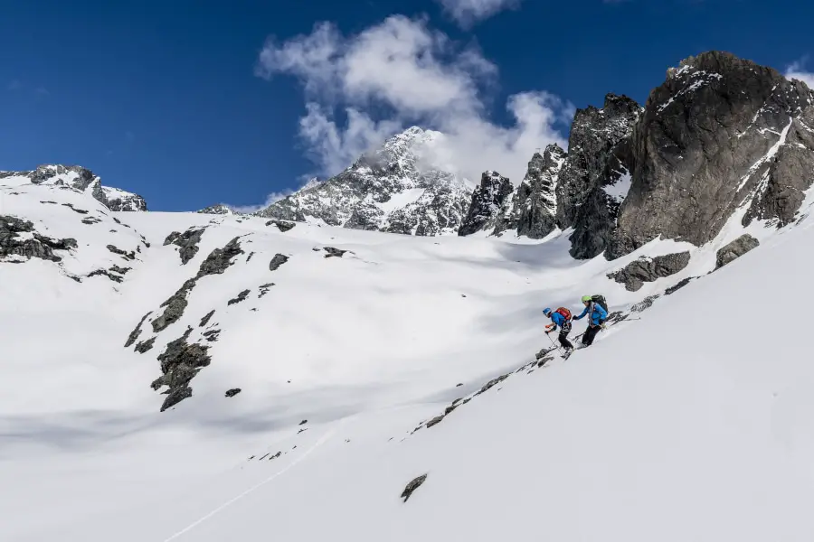 Schwünge im Firn unter dem Großglockner - Großglockner Skitour