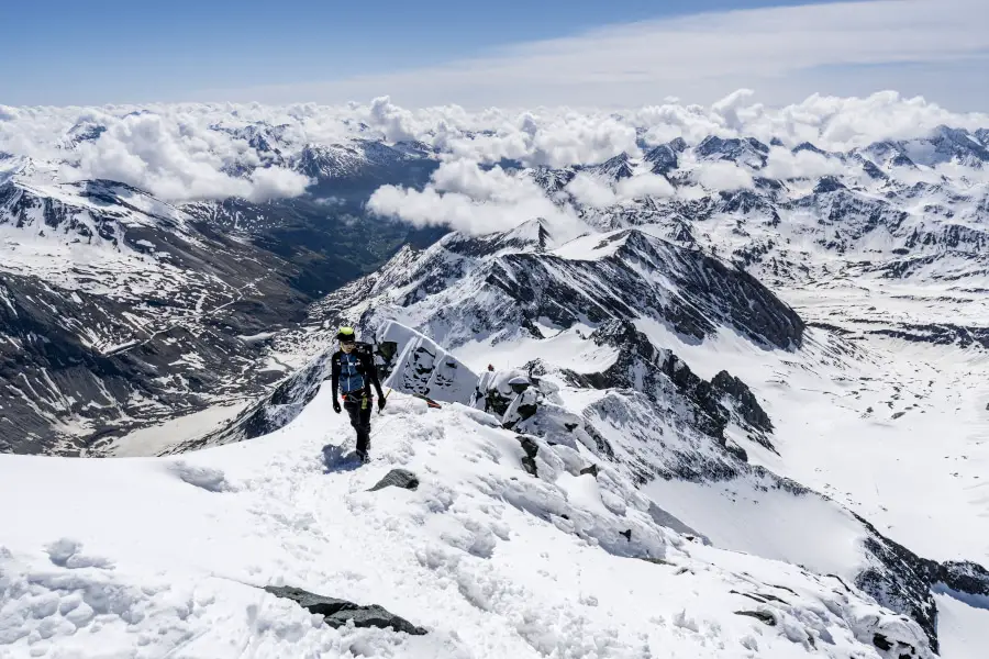 Skitour Großglockner letzte Meter