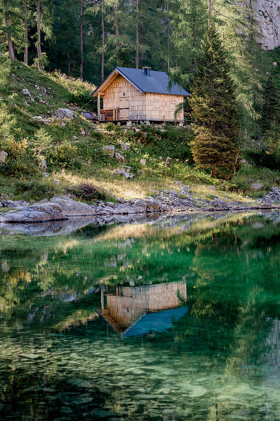 Die schönsten Wanderungen im Salzkammergut 16 Speigelung Hütte Lahngangsee