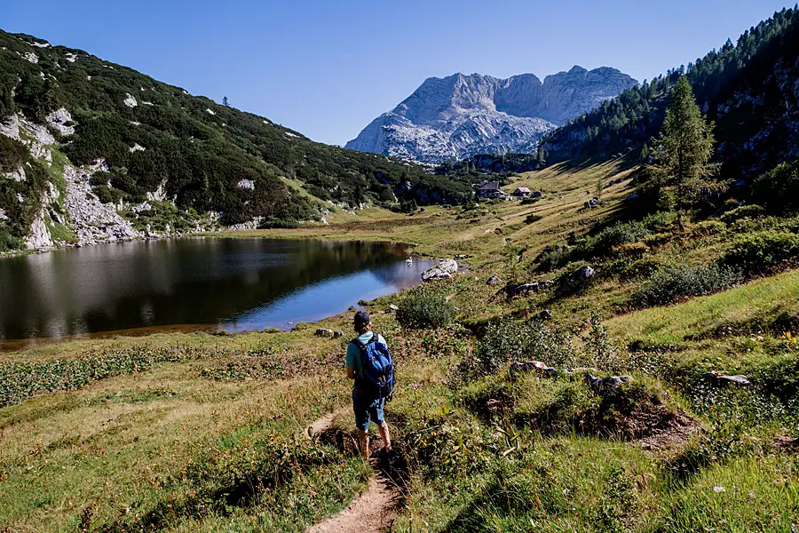 Wok auf dem Weg zur Pühringerhütte