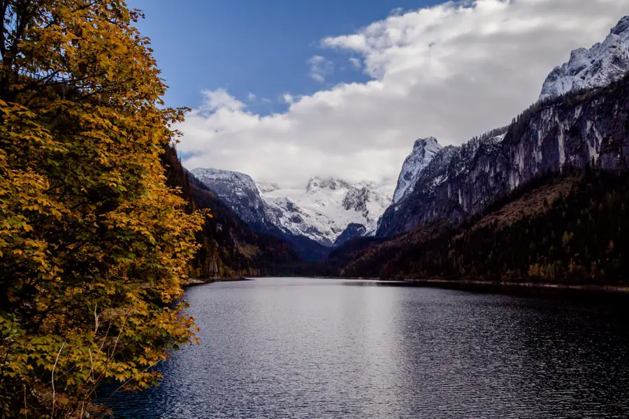 Vorderer Gosausee im Herbst