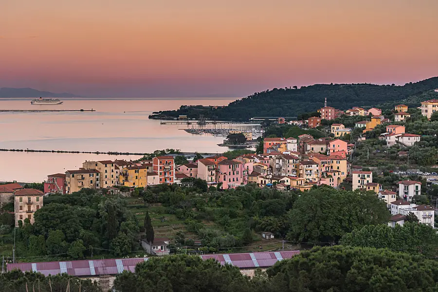 Sonnenuntergang in La Spezia