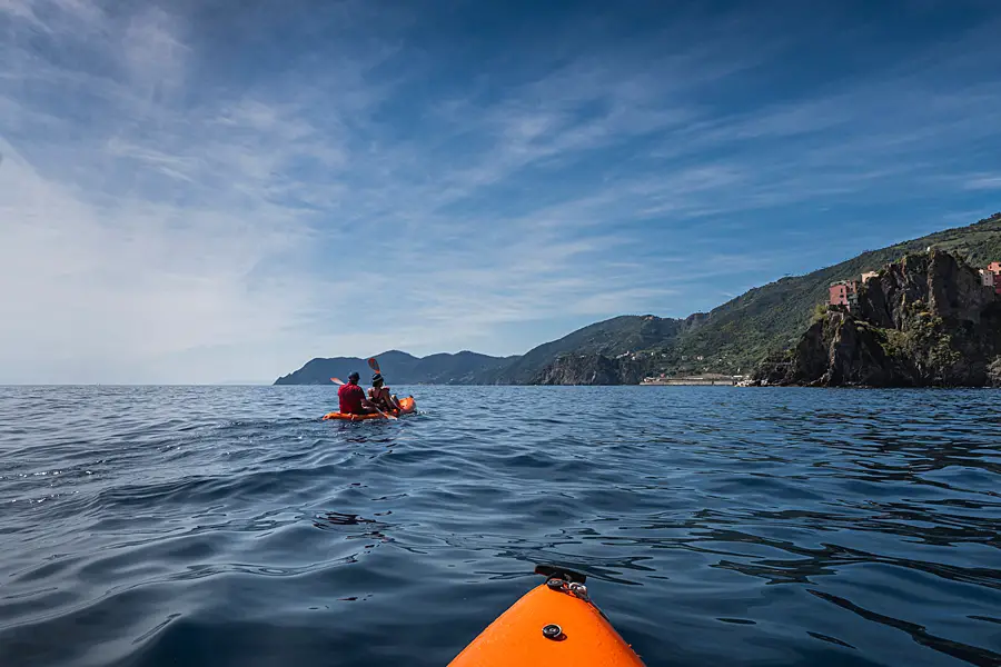 Kayak in den Cinque Terre