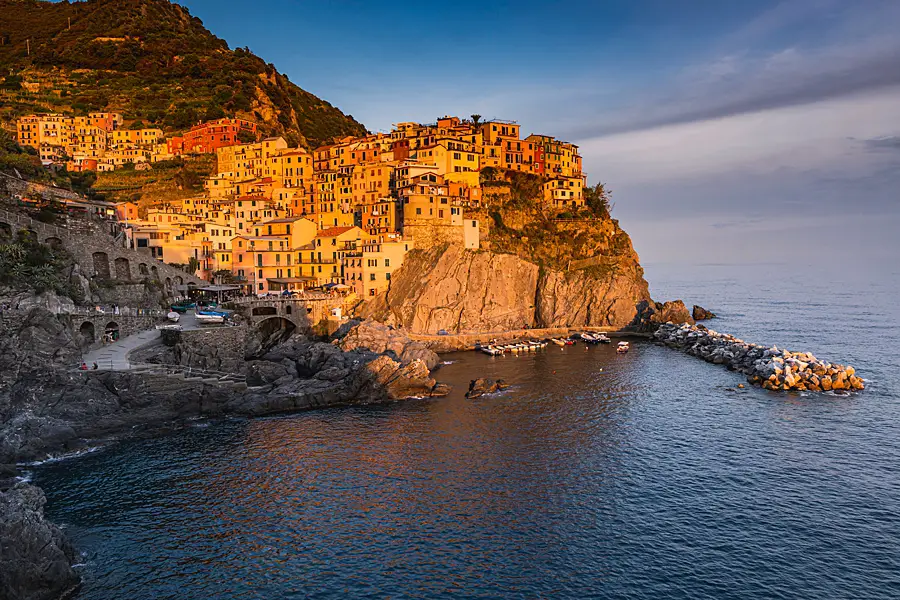 Manarola im Abendlicht