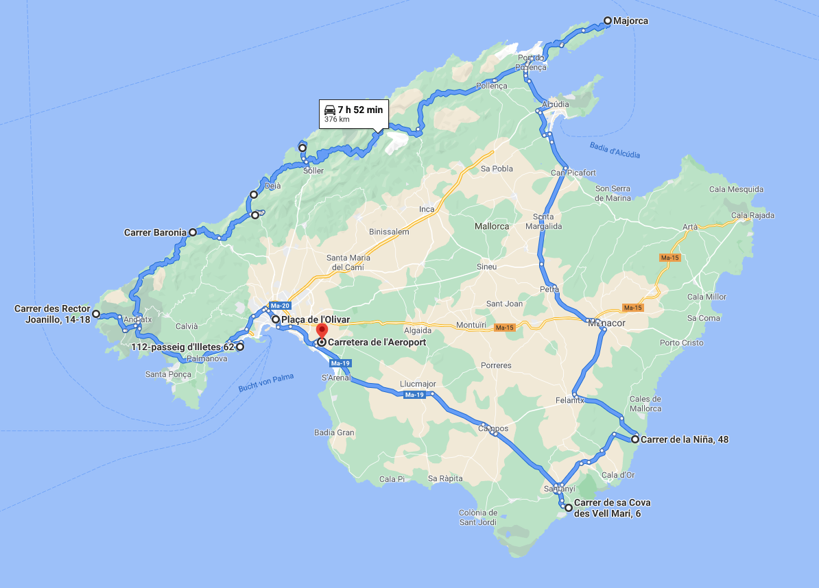 Mallorca Roadtrip - Planung, Route und praktische Tipps 8 RouteMalle