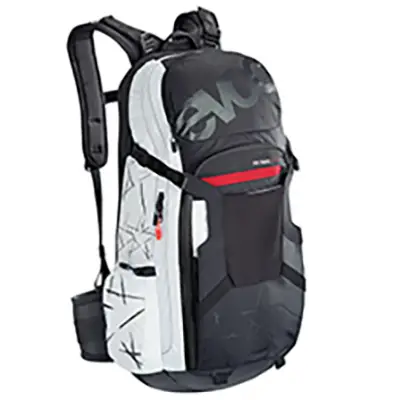 evoc fr trail unlimited 20l black white m l 1