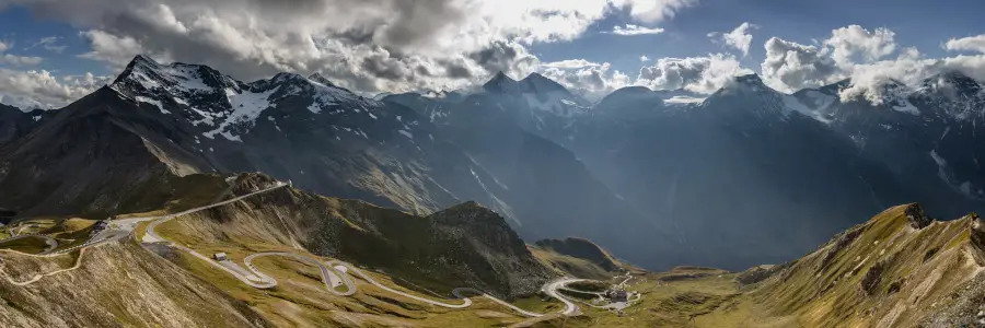 Panorama von der Edelsweißspitze