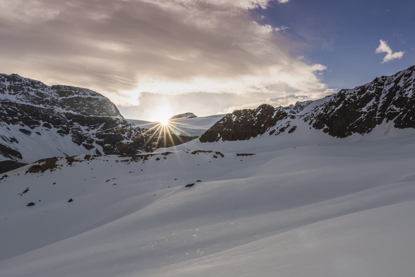 Skitour Weisskugel - Sonnenstern