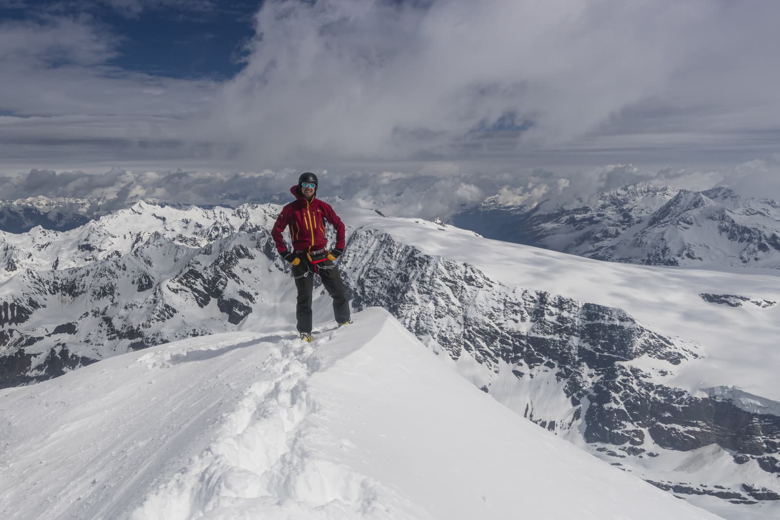 Skitour Weisskugel - Wok am Gipfel