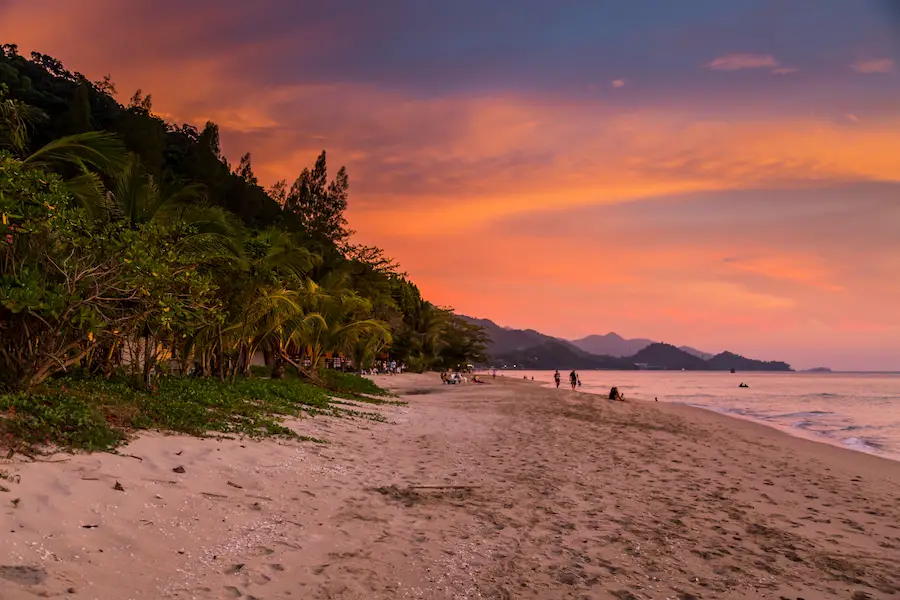 Sundown in White Sand Beach