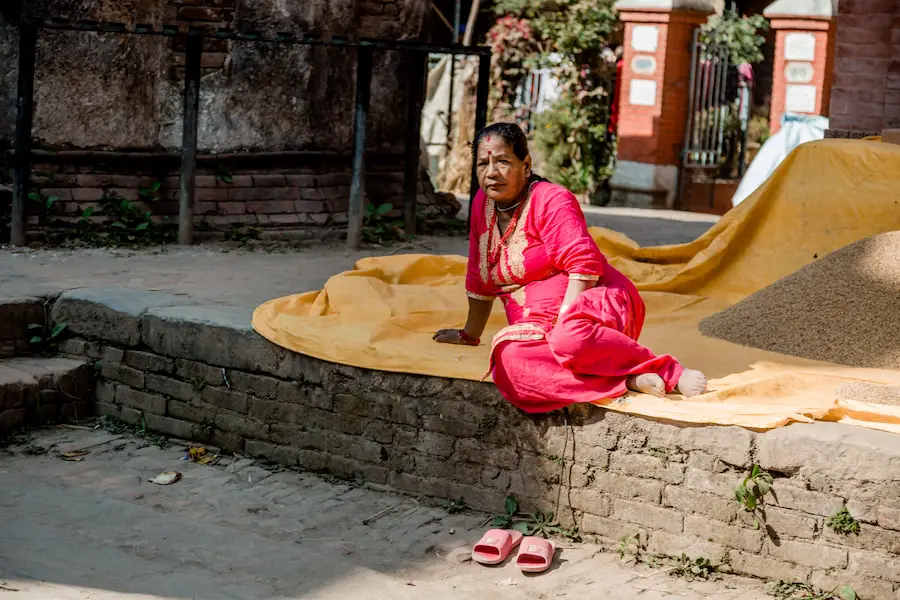 Nepali Dame in Bhaktaphur