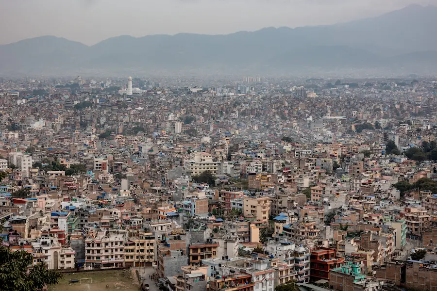 Kathmandu Sehenswürdigkeiten - Blick von oben