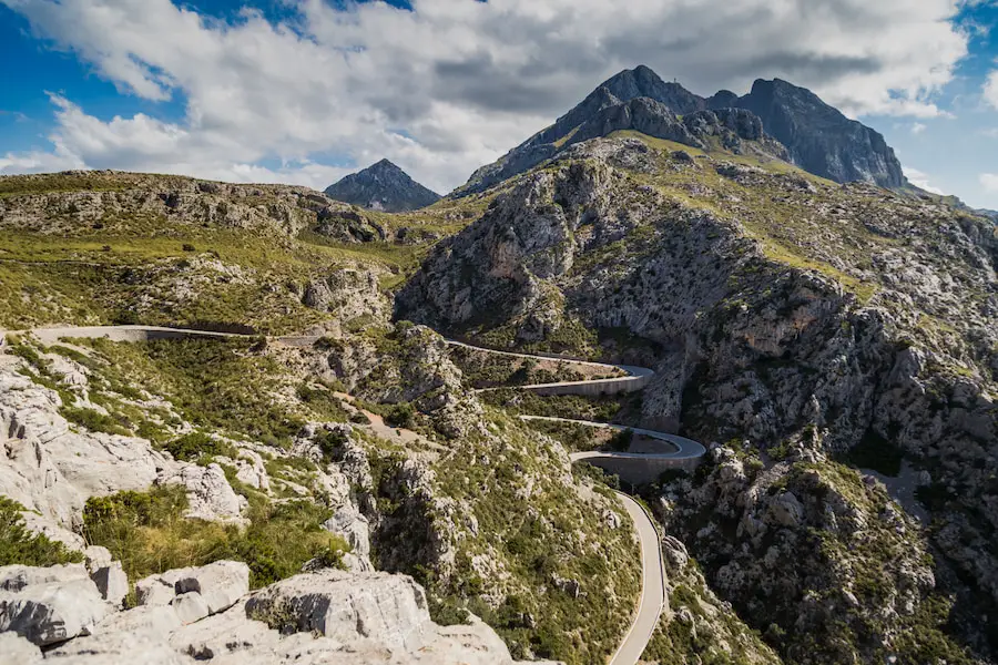 Mallorca Roadtrip - Serpentinen auf der Fahrt nach Sa Calobra