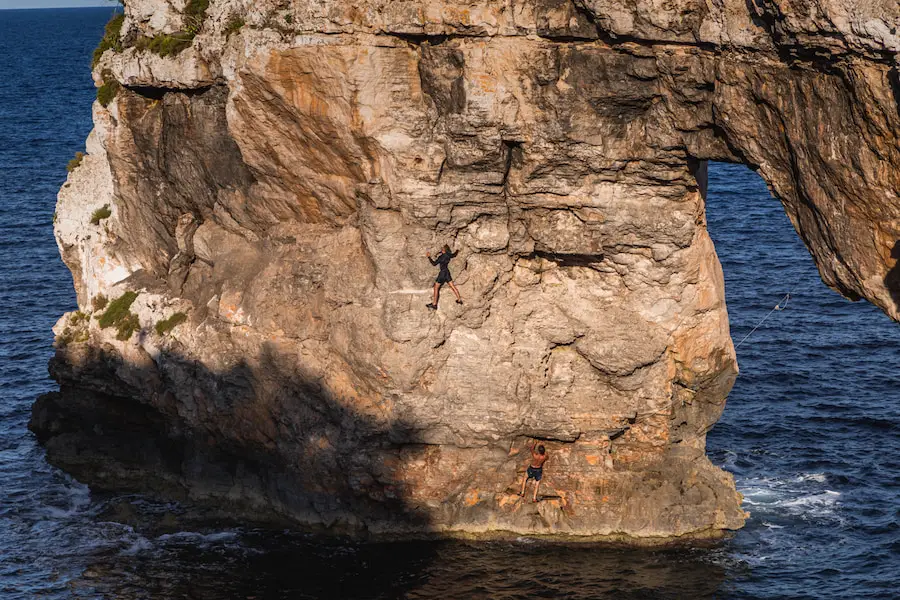 Mallorca Roadtrip - Es pontàs mit Kletterern