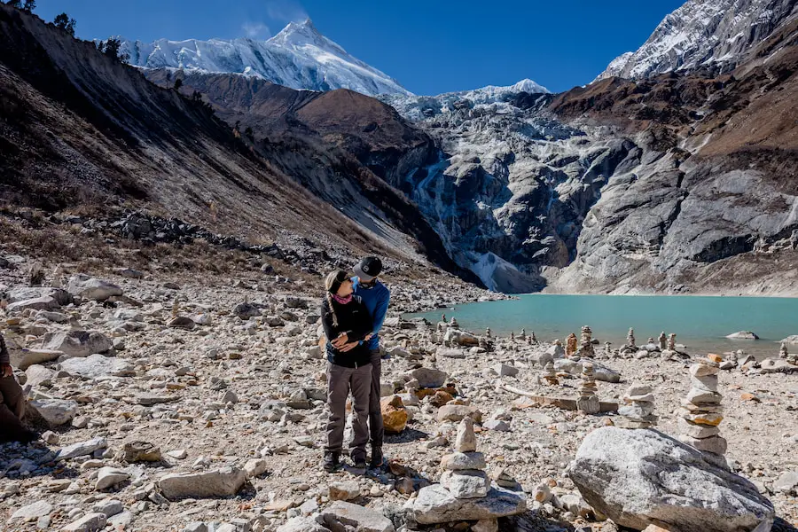 Manaslu Circuit - Gletschersee