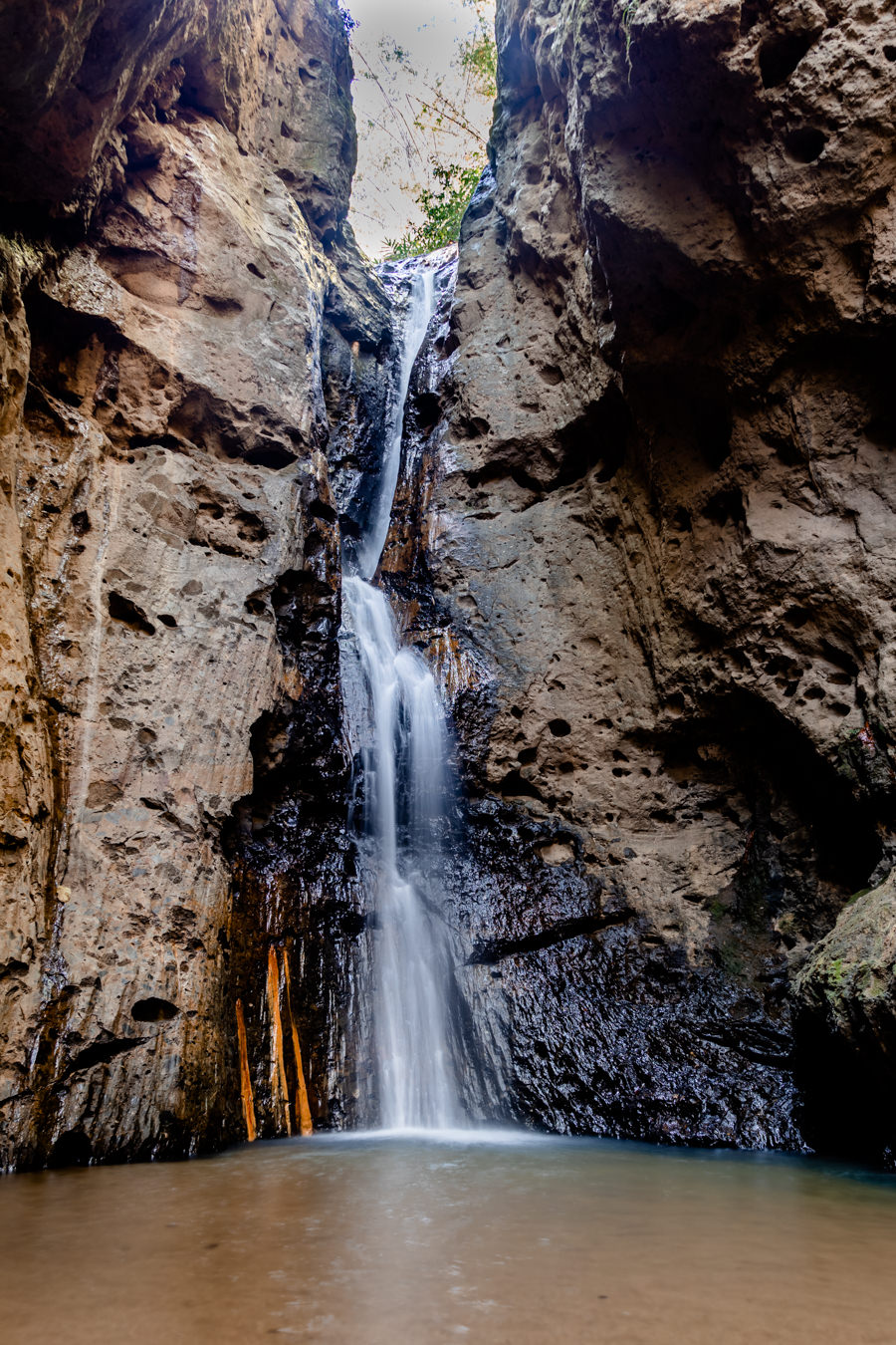 Pam Bok Waterfall in Pai Thailand