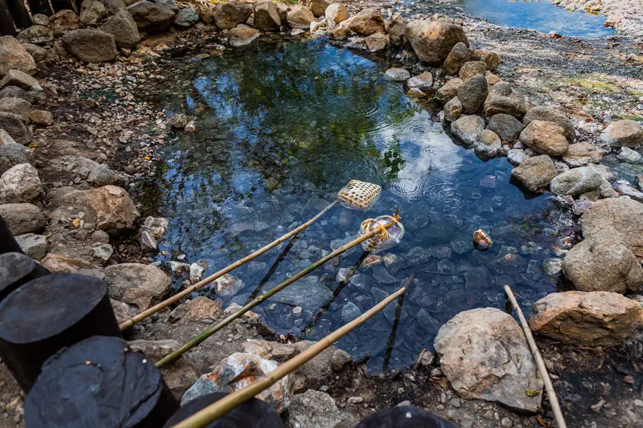 Tha Pai Hotsprings - Eierkochen