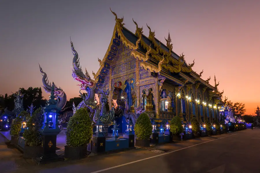 Chiang Rai Thailand - Blauer Tempel