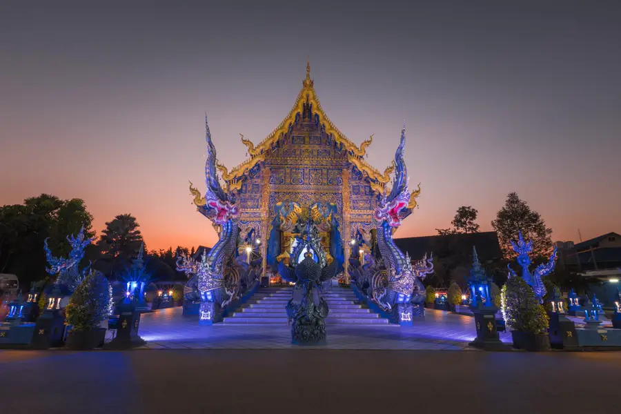 Chiang Rai Thailand - Blauer Tempel