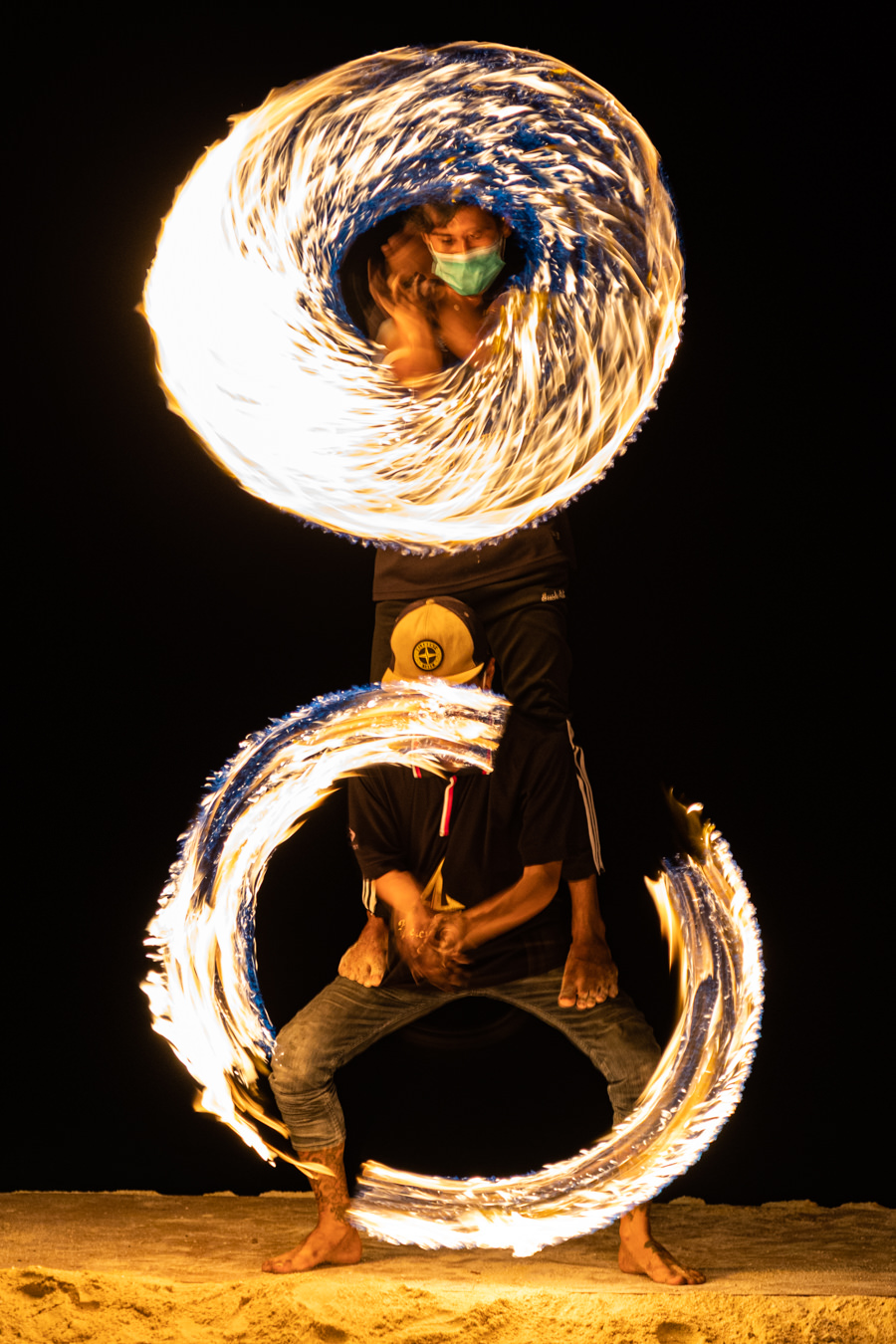 Koh Phi Phi Thailand - Feuershow