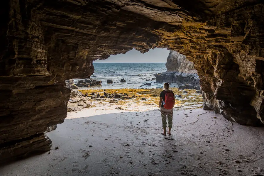 Steffi in al Kahluf's Cave