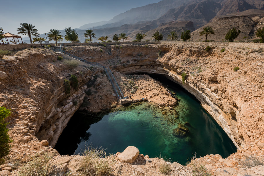 Oman Reiseroute - Roadtrip Oman - Bimmah Sinkhole