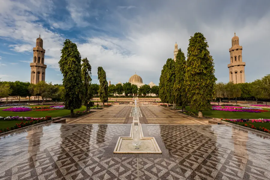 Maskat Sehenswürdigkeiten - Sultan Qabos Moschee