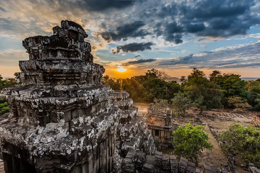 Sonnenuntergang Phnom Bakheng - Angkor