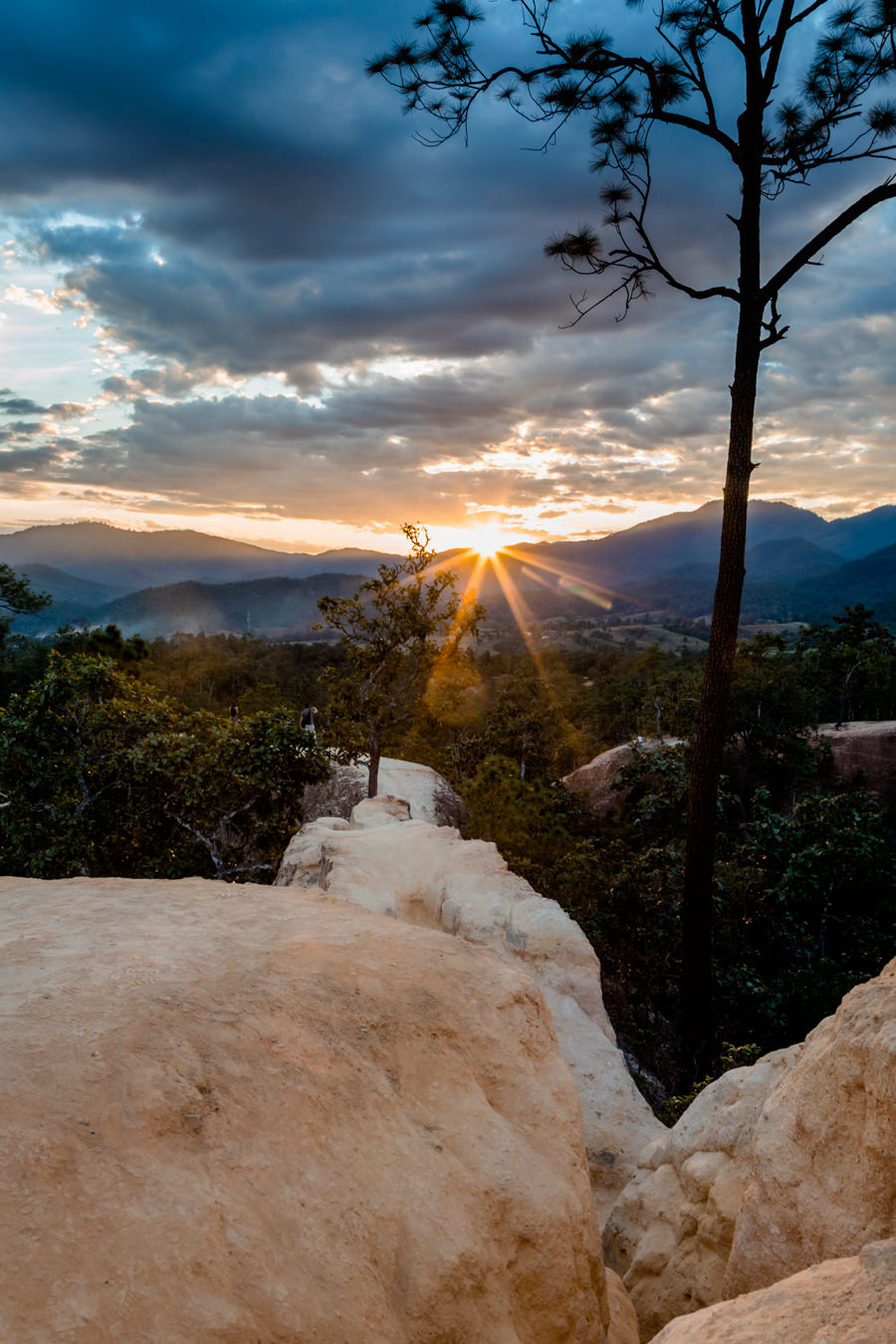 Sonnenuntergang Pai Canyon