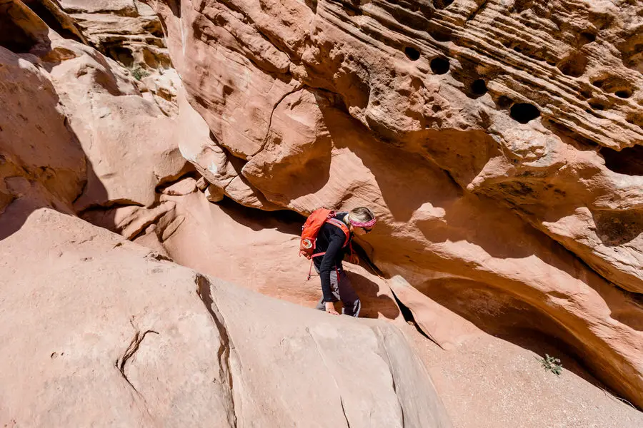 Am Weg zum Bell Canyon- Little Wild Horse Canyon