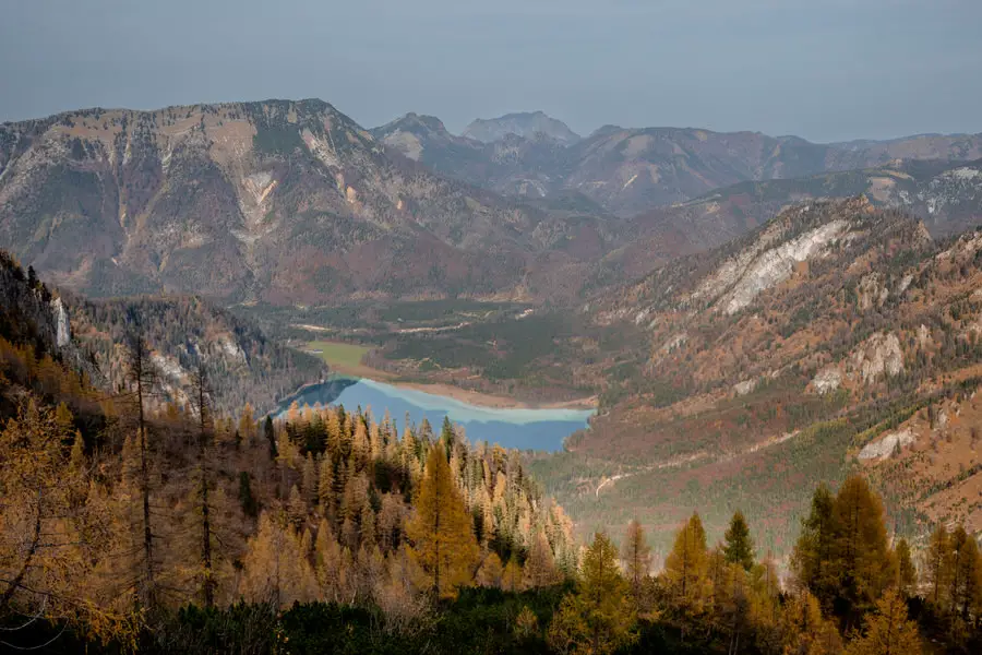 Blick von oben auf den Offensee