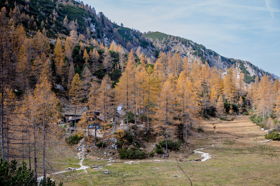 Rinnerhütte im Herbst