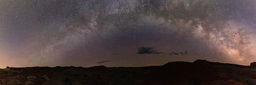 Milchstrasse beim Little Wild Horse Canyon Trailhead