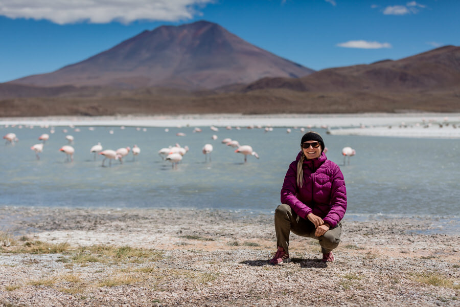 Fauna Andina: Steffi und die Flamingos