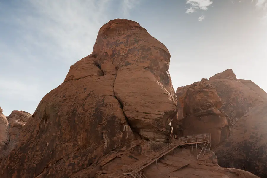 Valley of Fire State Park - Atlatl Rock