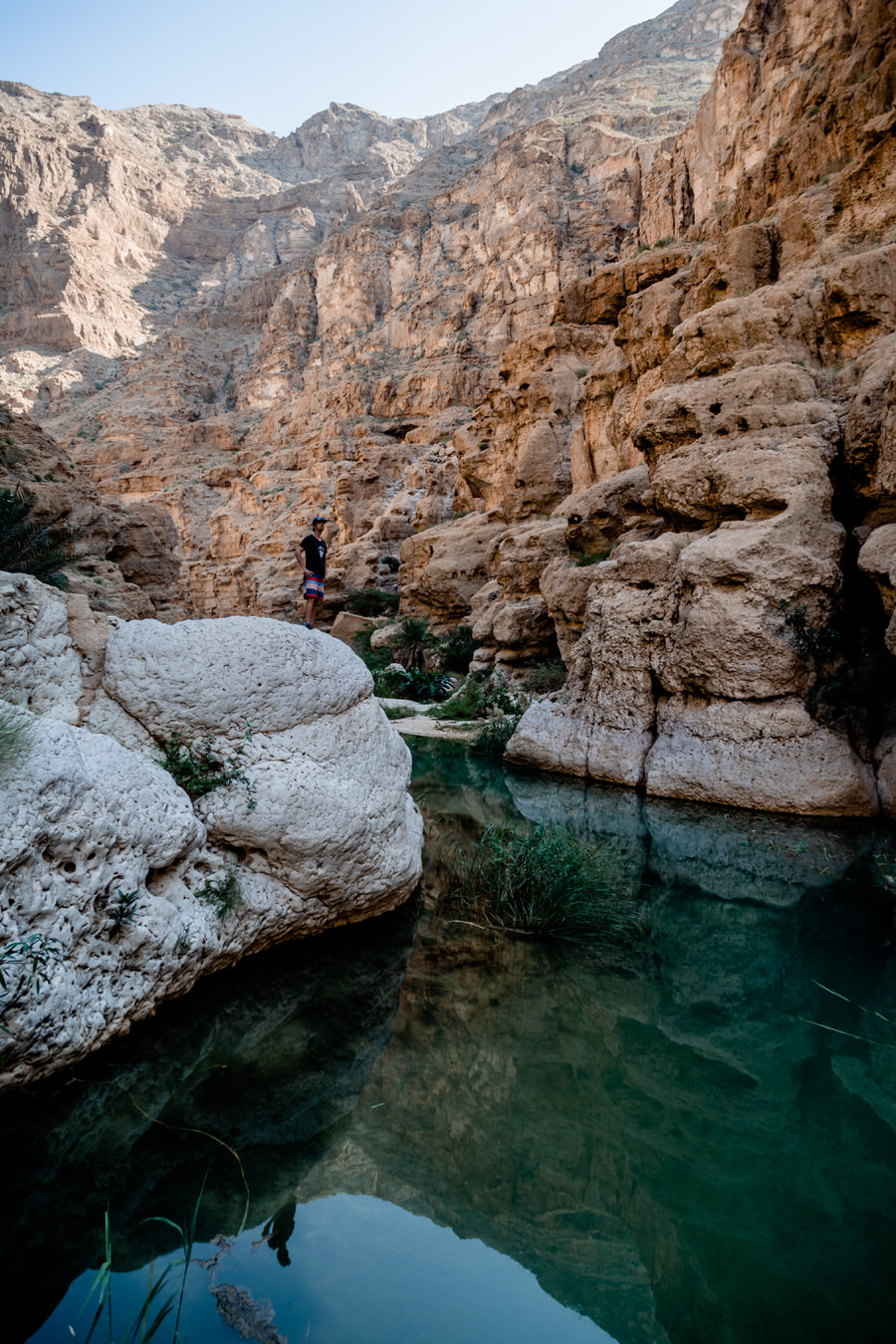 Oman Reiseroute - Roadtrip Oman - Wadi Shab