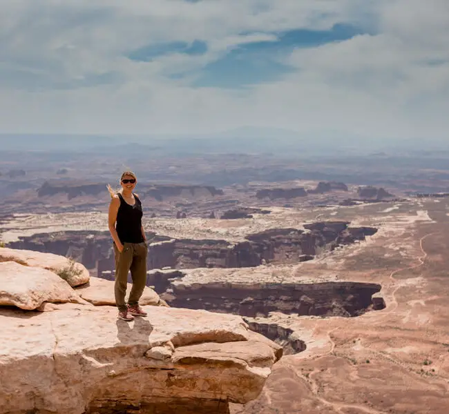 Steffi in Canyonlands