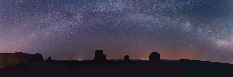 Milchstraße über dem Monument Valley, Milkyway monument valley