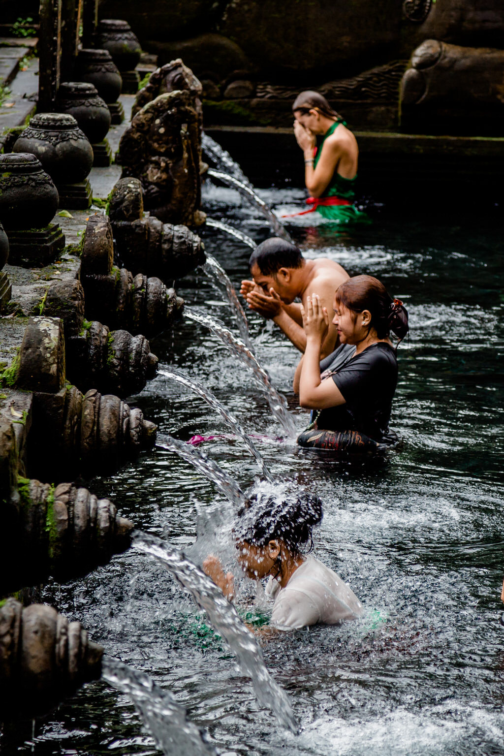 Reinigungsritual im Pura Tirta Empul