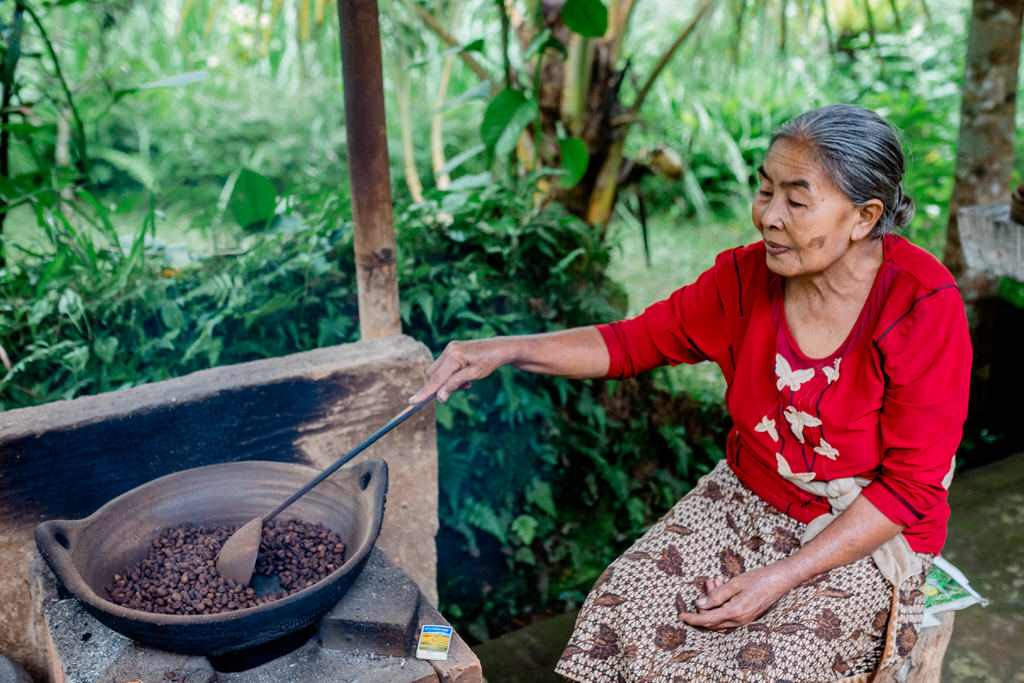 Kaffeeverkostung im Umah Bali Kuno