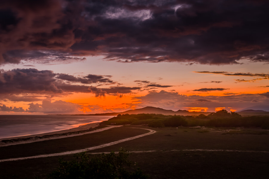 Galapagos Inseln Sehenswürdigkeiten: Sonnenuntergang auf Isabella 