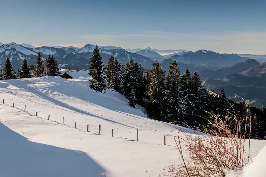 Idyllische Winterlandschaft - Schafbergbahn Advent