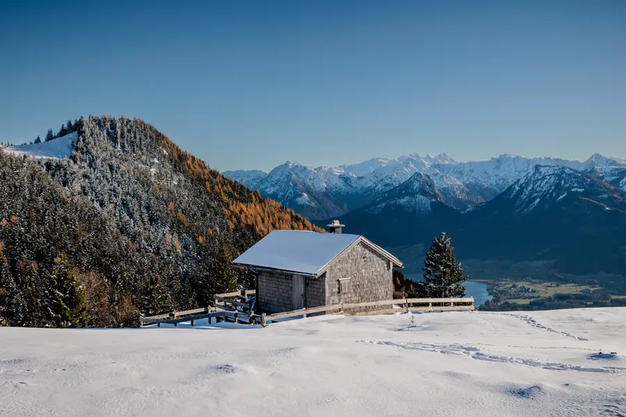 Winterwunderland auf der Schafbergalm