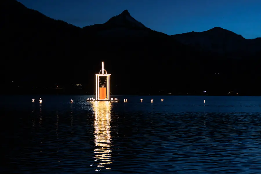 die Friedenslichtlaterne - das Wahrzeichen des Wolfgangseer Advents